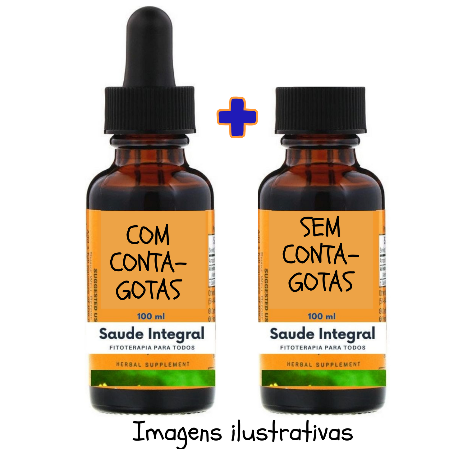 Alfavaca - Asma, Bronquite, Diarreia, Estômago, Fígado, Intestino, Gripe e Resfriados, Mau Hálito, Tosse, Secreções, Diabetes, Hipertensão, Colesterol, Ansiedade, 200 ml (2 frascos de 100 ml em vidro âmbar) - Ocimum gratissimum