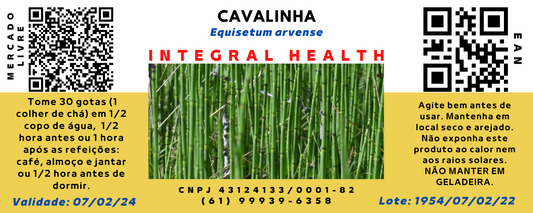 Cavalinha, 200 ml (2 frascos de 100 ml em vidro âmbar) - Equisetum arvense