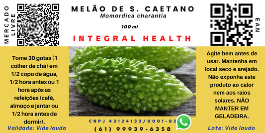 Melão De São Caetano, 200 (em 2 frascos de 100 ml em vidro âmbar) - Momordica charantia - Além de nódulos na tireoide, veja também outros tratamentos com o Melão de São Caetano.