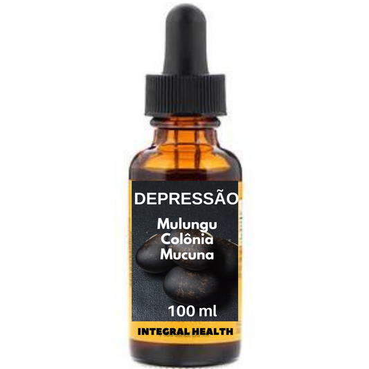 Ansiedade, Depressão, TPM #4, 200 ml (2 frascos de 100 ml em vidro âmbar) – Mulungu, Colônia, Mucuna