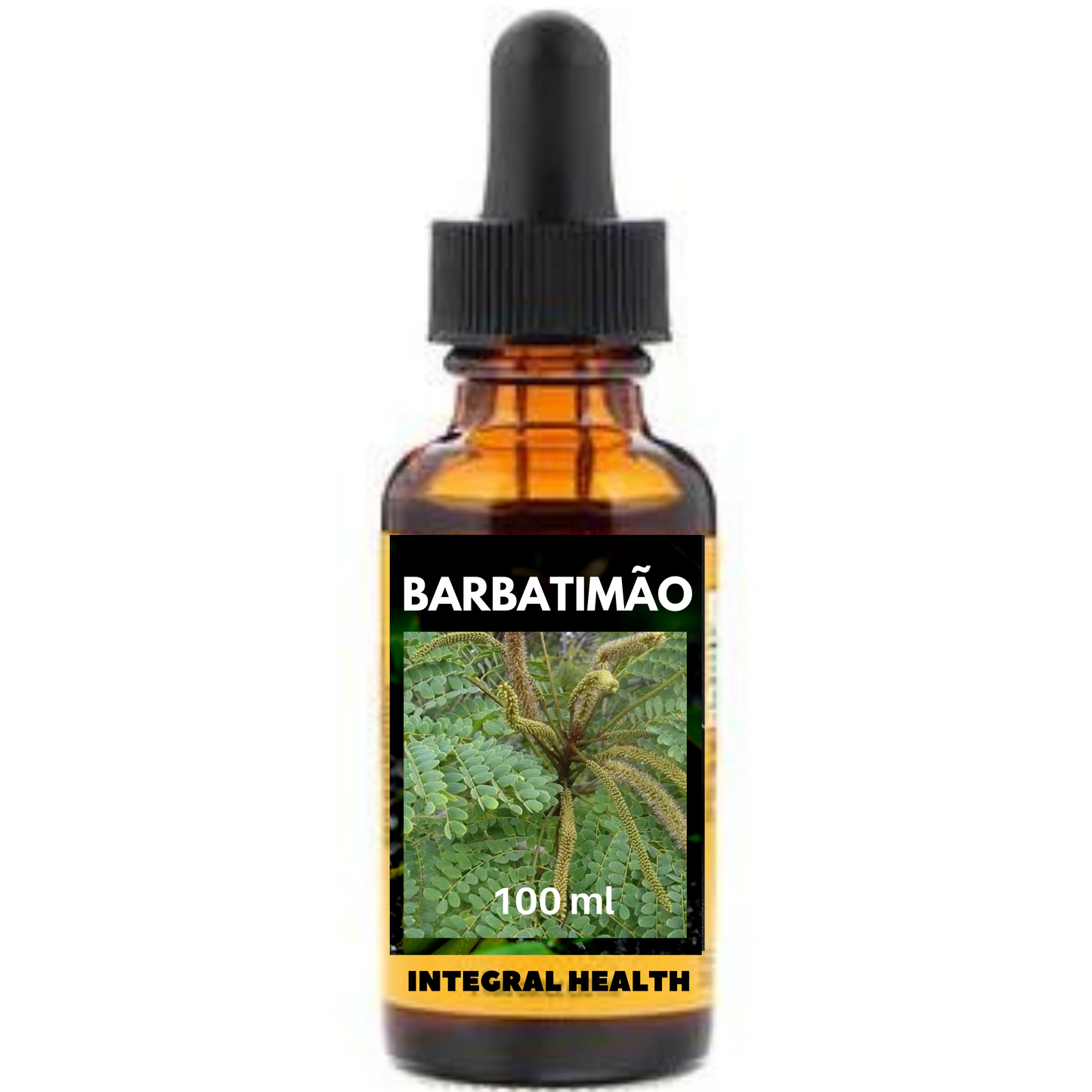 Barbatimão, 200 ml (2 frascos de 100 ml em vidro âmbar) - Stryphnodendron adstringens