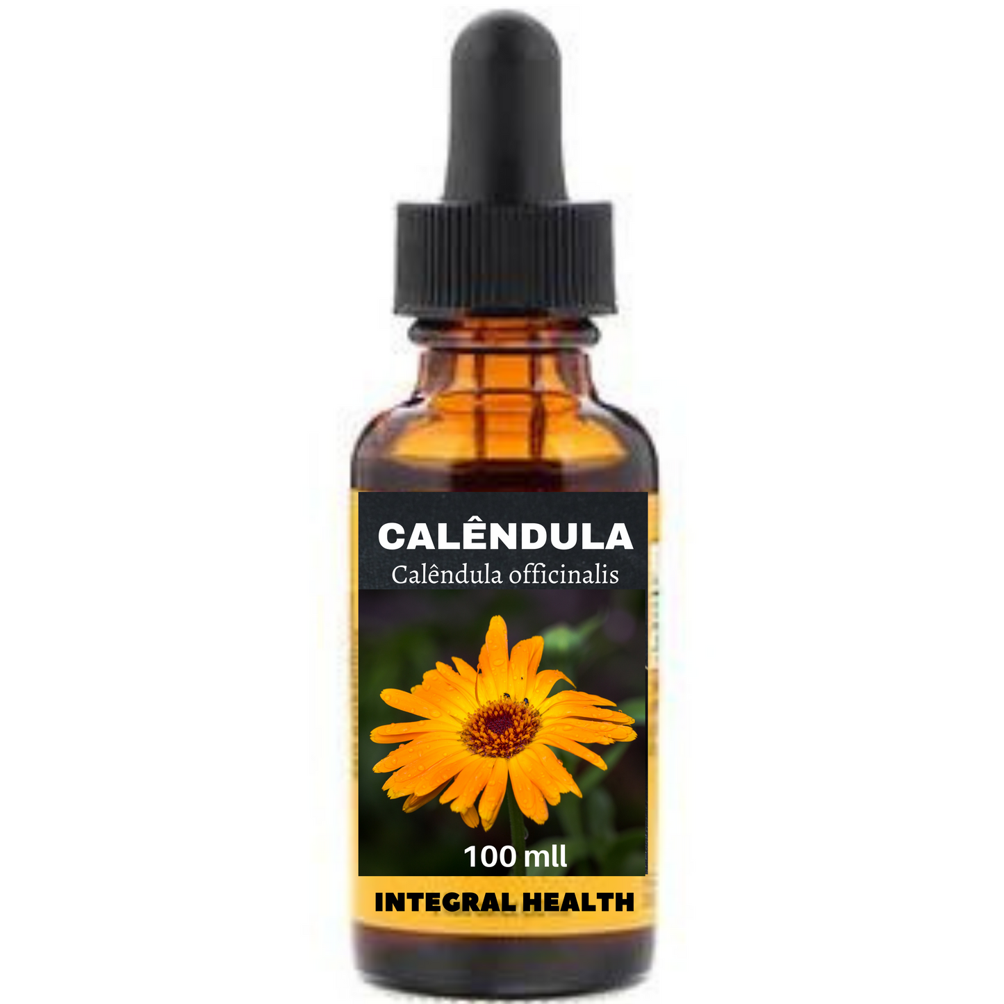 Calêndula, 200 ml (2 frascos de 100 ml em vidro âmbar) - Calendula officinalis