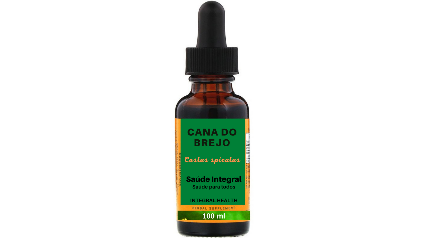 Cana do Brejo, 200 ml (2 frascos de 100 ml em vidro âmbar) - Costus spicatus