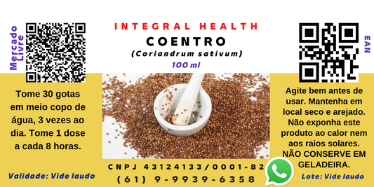 Coentro, 200 ml - Coriandrum sativum
