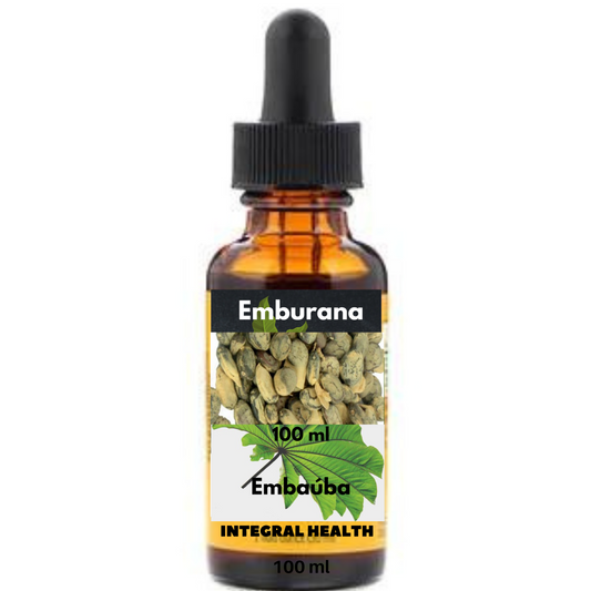 Emburana + Embaúba, 200 ml (2 frascos de 100 ml em vidro âmbar) - Amburana cearensis + Cecropia pachystachya