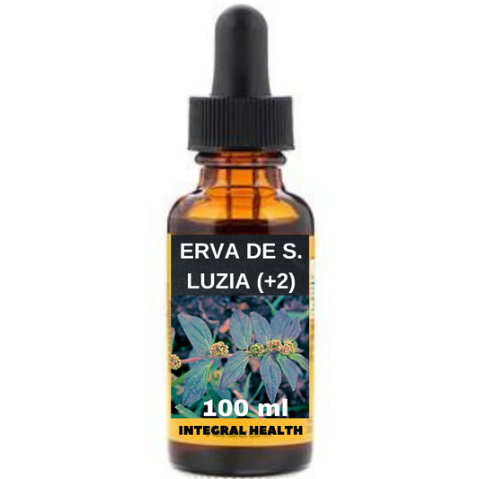 Erva de Santa Luzia, Erva Botão e Saião, 200 ml - (2 frascos de 100 ml em vidro âmbar) - Euphorbia hirta, Eclipta prostrata e Bryophyllum pinnatum