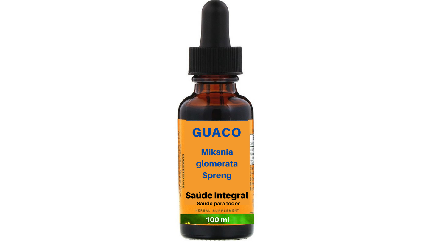 Guaco, 200 ml (2 frascos de 100 ml em vidro âmbar) - Mikania glomerata Spreng