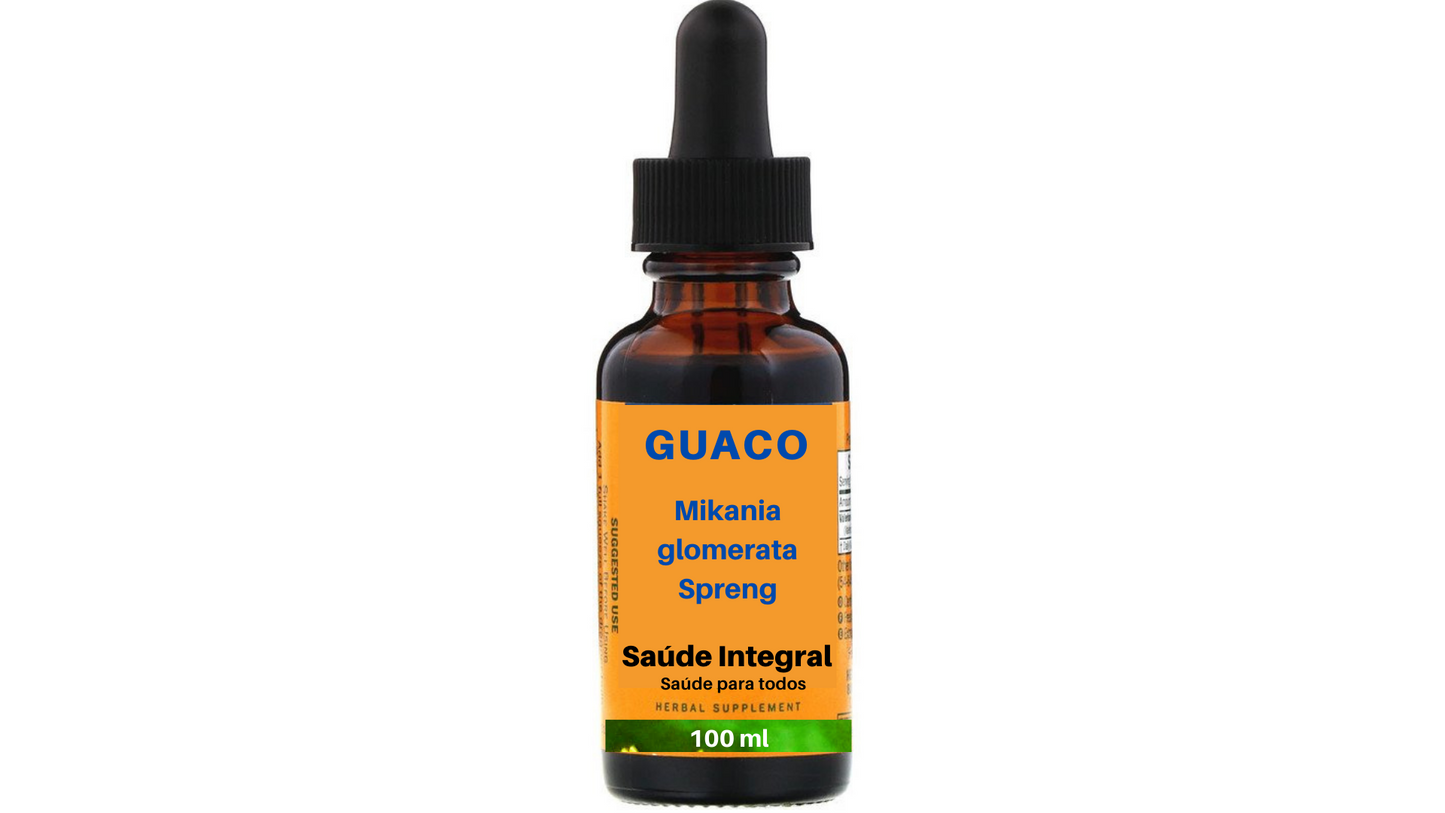 Guaco e Própolis Verde, 200 ml (2 frascos de 100 ml em vidro âmbar) - Mikania glomerata e Baccharis Dracunculifolia