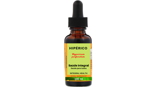 Hipérico (Depressão, Bipolaridade etc.) - 200 ml (2 frascos de 100 ml em vidro âmbar) - Hypericum perforatum (Erva de São João)