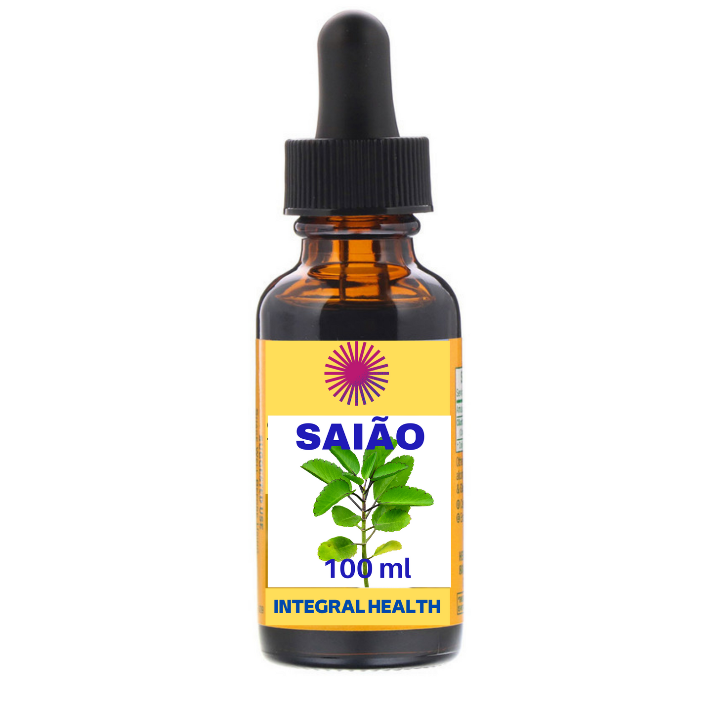 Saião (Coirama, Corama), 200 ml (2 frascos de 100 ml em vidro âmbar) - HPV, Infecções Pulmonares, Erisipela, Verrugas, Úlceras, Gastrite, Hipertensão, Problemas Renais, Diabetes, Furúnculos, Inflamação de Ovários etc.