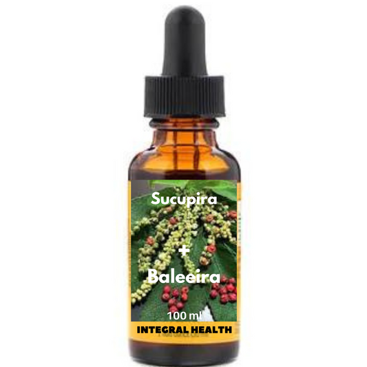 Sucupira + Erva Baleeira, 200 ml (2 frascos de 100 ml em vidro âmbar) - Boldichia spp + Cordia verbenacea